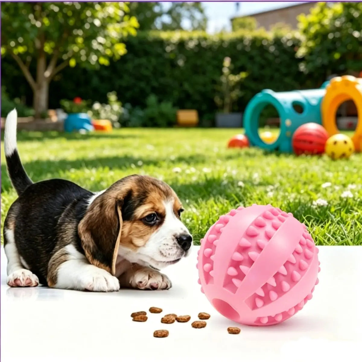 Interactive Dog Treat Ball