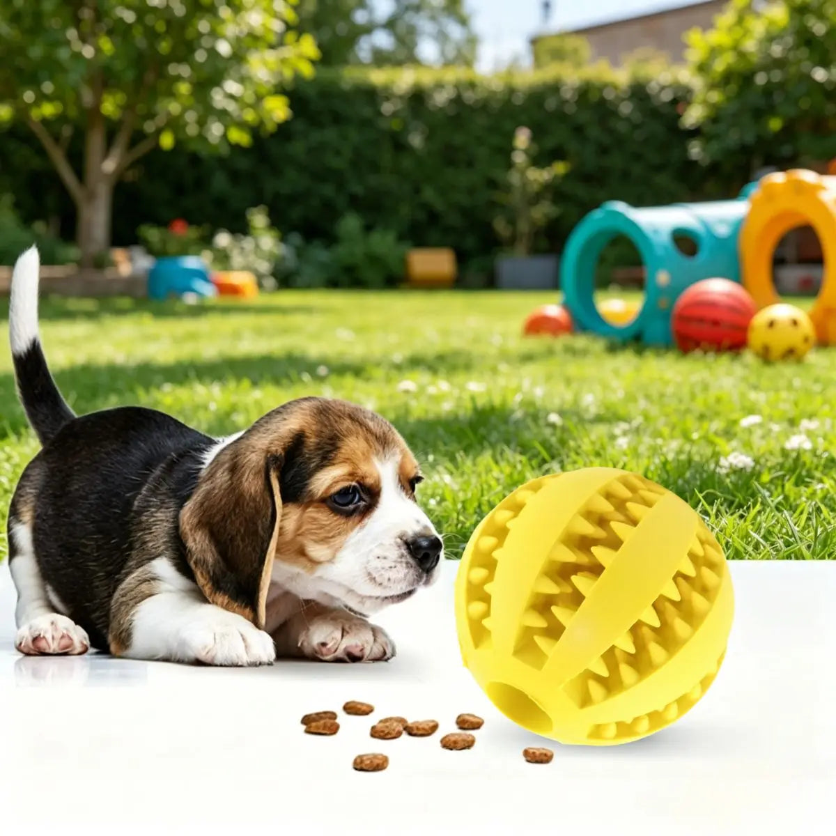 Interactive Dog Treat Ball