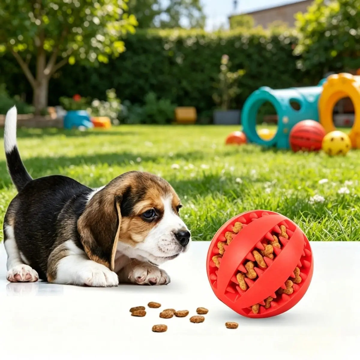 Interactive Dog Treat Ball