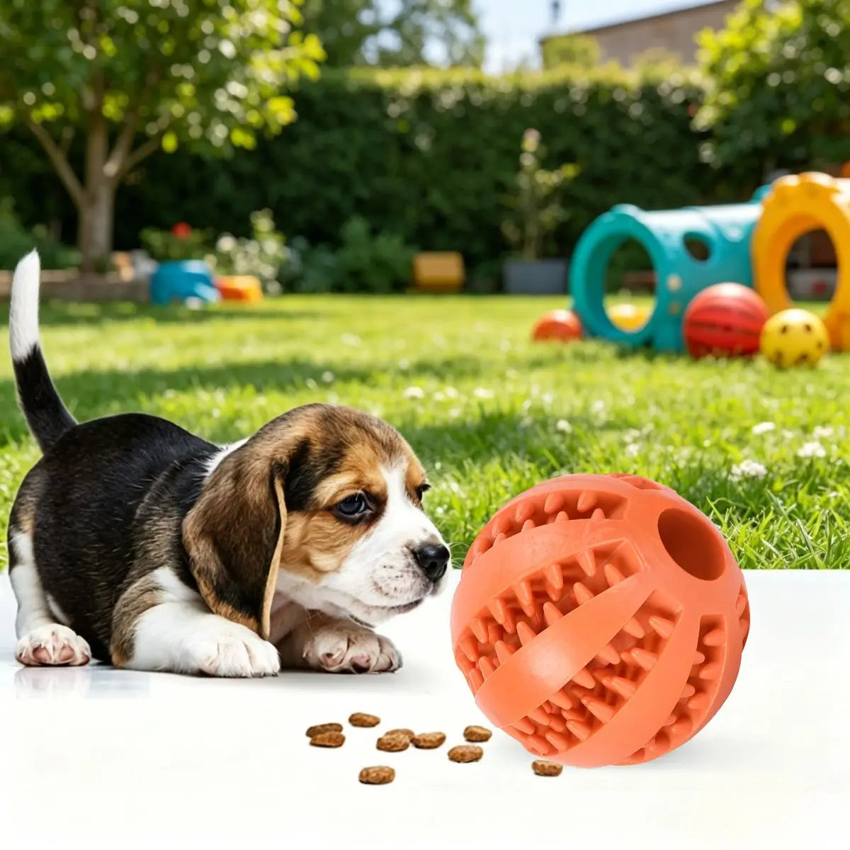 Interactive Dog Treat Ball
